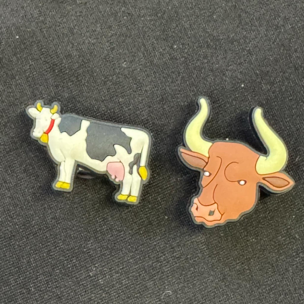 Farm Animal Croc Charm Set 5$